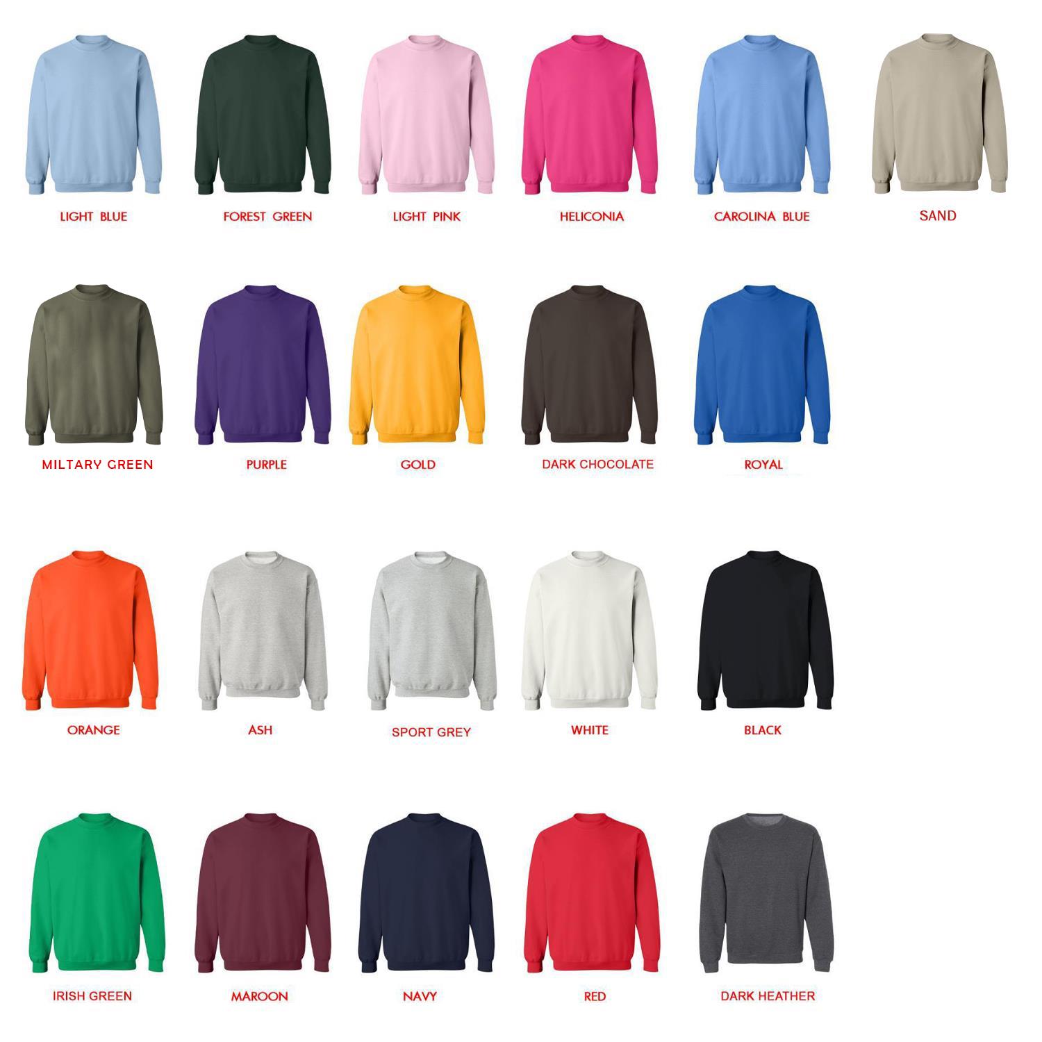 sweatshirt color chart - Yuri On Ice Store