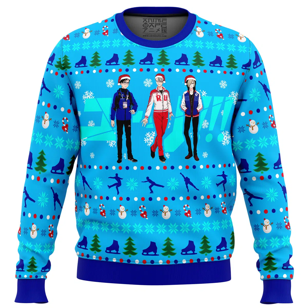 The Top 3 Ice Skaters Yuri on Ice men sweatshirt - Yuri On Ice Store